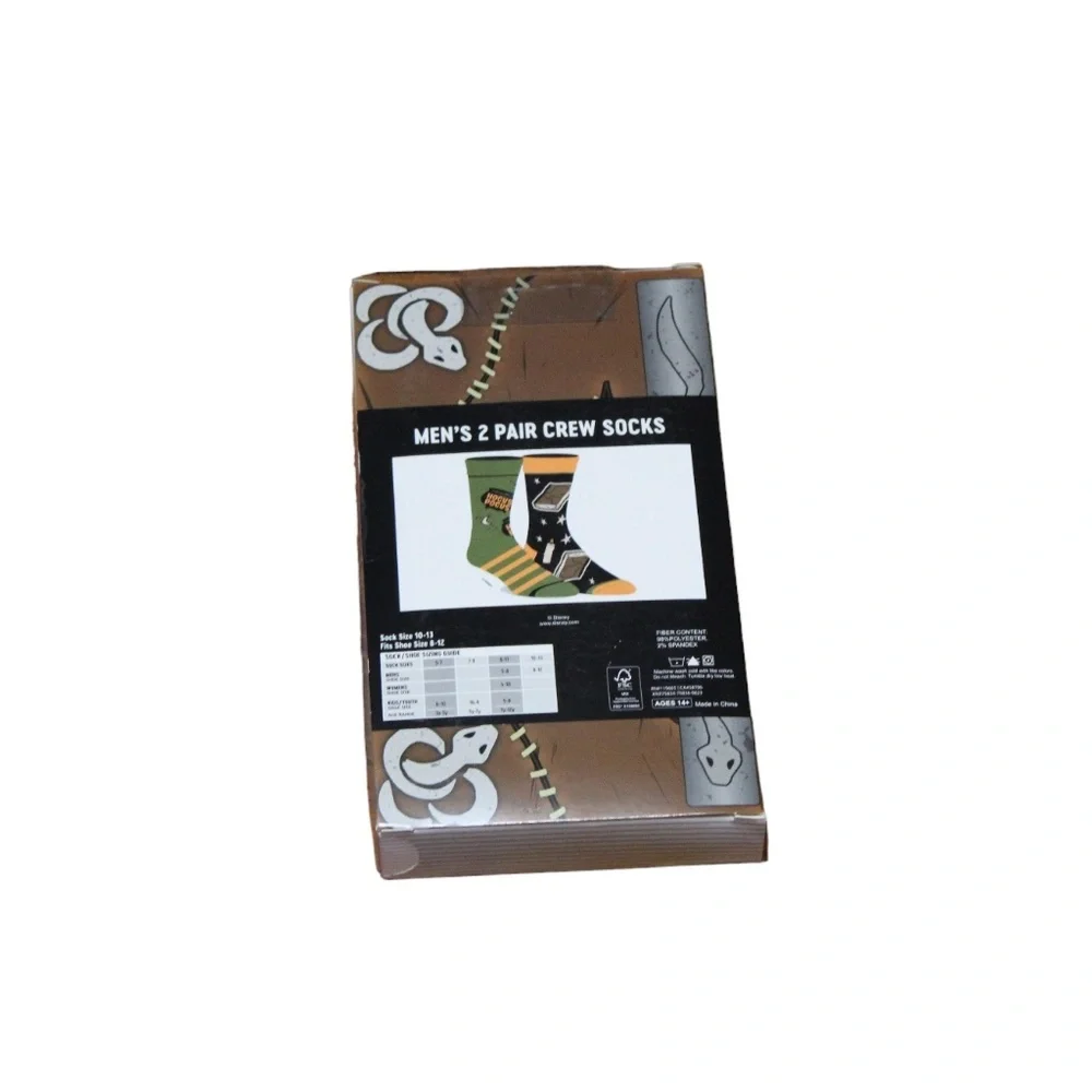 Disney Hocus Pocus Crew Socks Mens 8-12 2‎ Pair